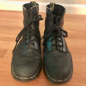 Dr. Martens black leather boots